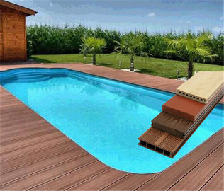 Poudre de PVC de 60% et plancher composé en bois de piscine de Decking de la poudre WPC de 30%