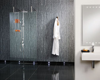 Panneaux de mur de verrouillage de douche intérieure décorative de vinyle de PVC