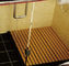 tapis de relief par hêtre antidérapant de 60cm * de 80cm WPC pour l'installation facile de salle de bains