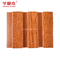 Humeur rouge classique imperméable de grains de PVC Wpc de mur intérieur de décoration en bois de panneau
