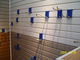 Panneaux de PVC Slatwall de montages d'affichage, panneaux de mur de stockage pour le magasin