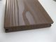 Panneaux de plancher extérieurs de vinyle de PVC de solide avec du café, surface Coextruded d'asa
