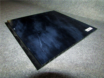 Le mur noir de PVC profile la bande décorative de estampillage chaude de revêtement de mur