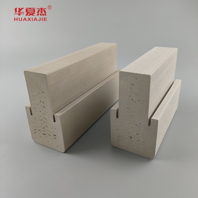Facile à nettoyer Wpc 4.9/16 Mullpost Grains lisses ou en bois Wpc cadre de porte pour la décoration de porte