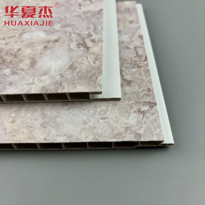 Facile à installer panneaux de paroi plate en PVC solution de décoration murale durable