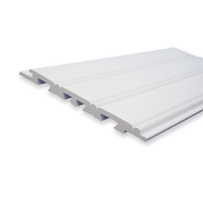 UV protégez la taille blanche 5.4inch X 0.4inch de parquet de vinyle de panneau de revêtement de PVC