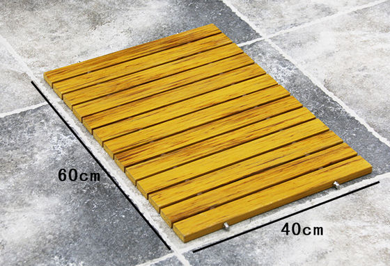 Bon prix Réutilisez le tapis composé imperméable de plancher de salle de bains de Bath de Decking de WPC en ligne