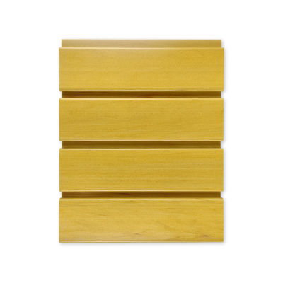 Bon prix slatwall de PVC de preuve de feu pour la couleur accrochante en bois d'affichages 12 pouces 4 pieds ou 8 pieds en ligne