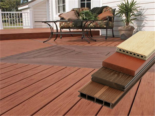 Bon prix Le Decking composé en plastique en bois étanche à l'humidité de WPC embarque pour l'extérieur 2m/3m/4m en ligne