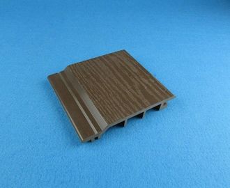 Bon prix Revêtement composé en plastique en bois de mur extérieur d'anti putréfaction de relief en ligne