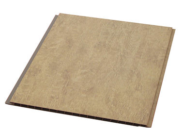 Bon prix Tuiles intégrées résidentielles de plafond de PVC pour le bureau, panneaux en bois naturels de grain en ligne
