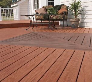 Bon prix Plate-formes de plancher UV de bois de construction de Wpc de résistance recyclables pour les plate-formes extérieures de jardin en ligne
