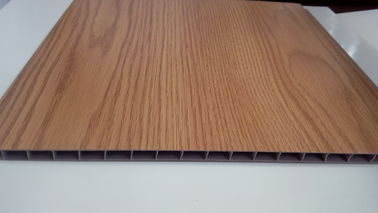 Bon prix Panneaux de mur faux en plastique en stratifié d'UPvc avec le grain en bois en ligne