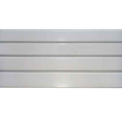 Bon prix PVC Slatwall lambrisse l'affichage de mur blanc de Grey Black Color For Garage 4ft 8ft en ligne