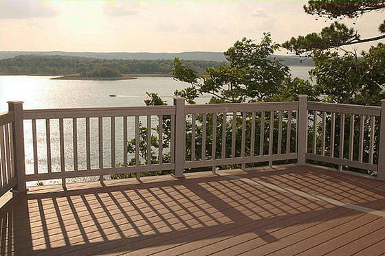 Bon prix Revêtement de sol antidérapage de Decking du composé WPC pour le plancher extérieur de jardin en ligne