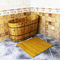 Decking en bois adapté aux besoins du client 60cm x 40cm de salle de bains du plancher WPC de douche de WPC