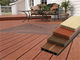 Decking composé du plancher WPC avec la poudre de PVC de 70% et la poudre en bambou de 30%