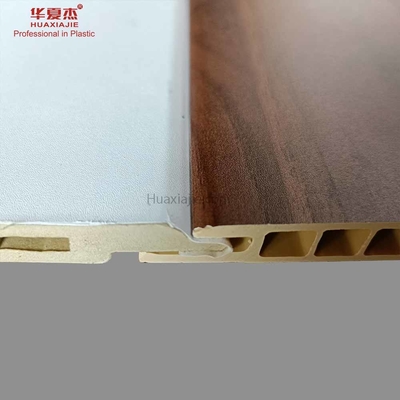 Panneau de mur de la mode 2800*600*9mm Wpc pour la surface plane de décoration