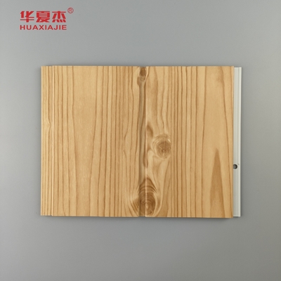 Vente à chaud panneau mural Wpc simulé grain de bois facile à installer décoration résidentielle