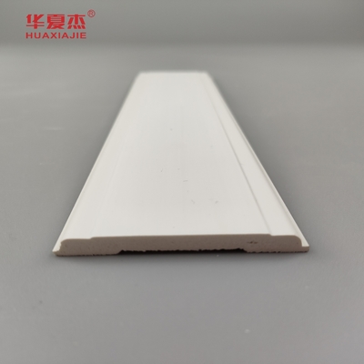 Bon prix Pvc Mull Strip 2-1/2 Wpc Moulding Blanc lisse Pvc Mull Moulds Décoration de la maison et du bureau