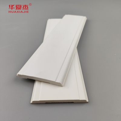 Bon prix Pvc Mull Strip 2-1/2 Wpc Moulding Blanc lisse Pvc Mull Moulds Décoration de la maison et du bureau