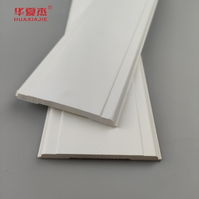 Bon prix Pvc Mull Strip 2-1/2 Wpc Moulding Blanc lisse Pvc Mull Moulds Décoration de la maison et du bureau