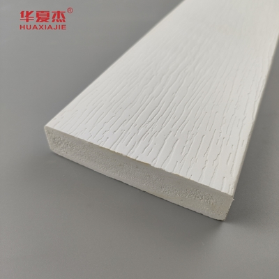 Accueil Plaque de décoration en PVC blanc sans plomb Planche en PVC intérieure grains de bois ou moulages extérieurs