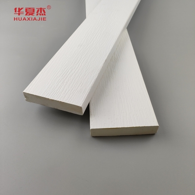 Accueil Plaque de décoration en PVC blanc sans plomb Planche en PVC intérieure grains de bois ou moulages extérieurs