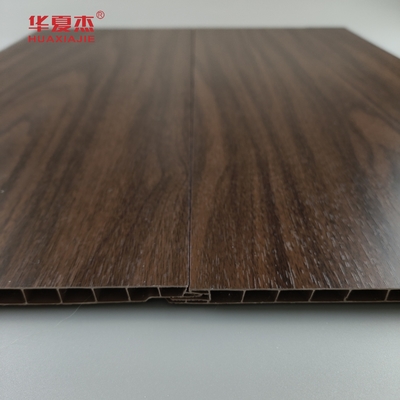 Panneaux de plafond décoratifs stratifiés en bois, revêtement mural recyclable 250*8mm de PVC