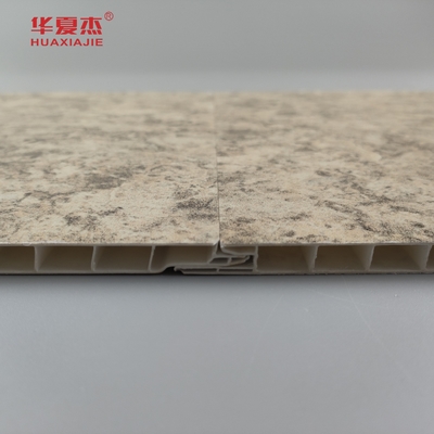 Conception de magasin résistant à l'humidité Panneau de mur en PVC Surface lisse Plaque de marbre Panneau de mur en PVC à l'intérieur