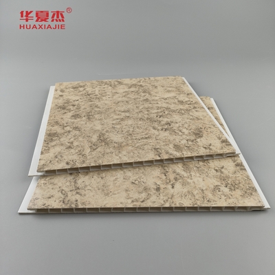 Conception de magasin résistant à l'humidité Panneau de mur en PVC Surface lisse Plaque de marbre Panneau de mur en PVC à l'intérieur