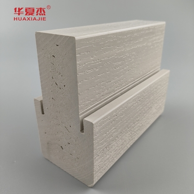 Facile à nettoyer Wpc 4.9/16 Mullpost Grains lisses ou en bois Wpc cadre de porte pour la décoration de porte