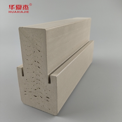 Facile à nettoyer Wpc 4.9/16 Mullpost Grains lisses ou en bois Wpc cadre de porte pour la décoration de porte