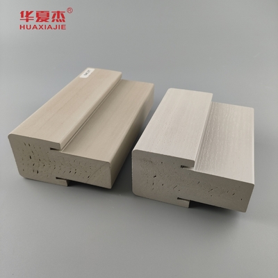 Facile à nettoyer Wpc 4.9/16 Mullpost Grains lisses ou en bois Wpc cadre de porte pour la décoration de porte