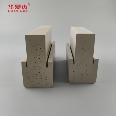 Facile à nettoyer Wpc 4.9/16 Mullpost Grains lisses ou en bois Wpc cadre de porte pour la décoration de porte
