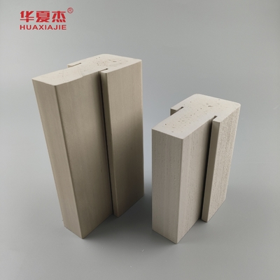 Facile à nettoyer Wpc 4.9/16 Mullpost Grains lisses ou en bois Wpc cadre de porte pour la décoration de porte