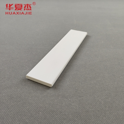 Astragal décoratif de dossière des bâtis 7ft de PVC de preuve de l'eau blanche pour la porte