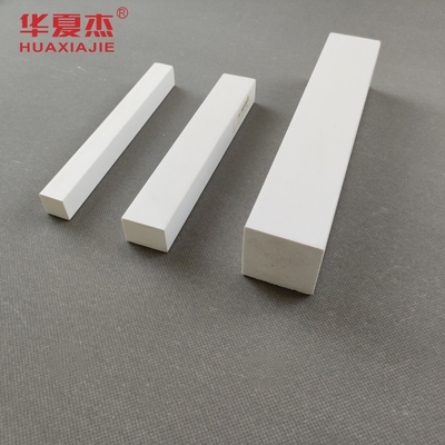 Astragal décoratif de dossière des bâtis 7ft de PVC de preuve de l'eau blanche pour la porte