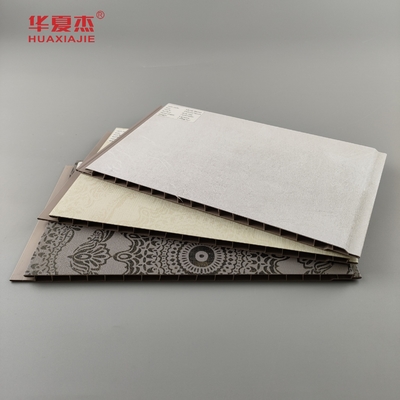 Panneau murale en PVC de design de luxe laminé à 60% de PVC contenant du PVC anti rayures Panneau de décoration en PVC pour mur