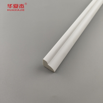 Coût de gros Prix de moulage en PVC Perles extérieures Vinyle blanc 8FT 13x11mm Matériau de construction à profil en PVC