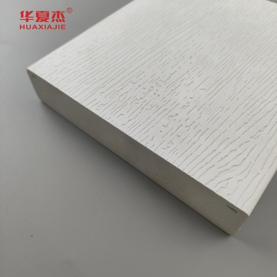 Vente à chaud planche à découpage en vinyle blanc 5/4IN*6IN*12FT planche à mouler en PVC à motifs en bois