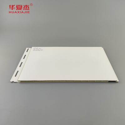 Panneau de plafond en pvc de design moderne 12' panneau mural en pvc de couleur blanche décoration intérieure de bâtiment