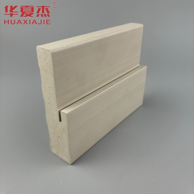 Prix de coût 4-9/16' porte wpc jambe imperméable à l'eau cadre de porte à l'épreuve de l'eau lisse wpc hôtel décoration intérieure et extérieure