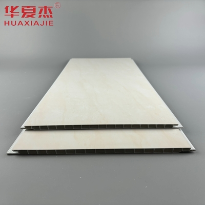 Panneau mural en PVC de 250x8 mm de marbre jaune de haute qualité facile à installer panneaux de plafond en PVC pour la décoration de salle de bain