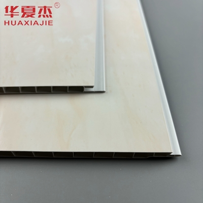 Panneau mural en PVC de 250x8 mm de marbre jaune de haute qualité facile à installer panneaux de plafond en PVC pour la décoration de salle de bain