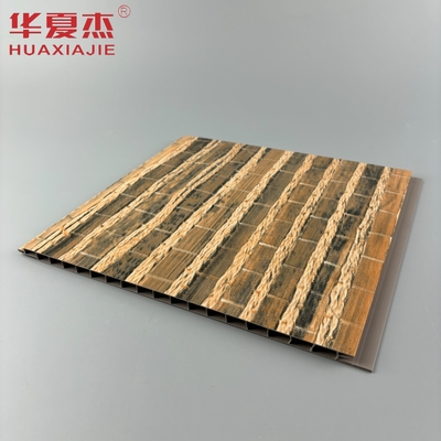 Conception classique de haute qualité Surface laminée écologique Panneaux muraux en PVC Décoration de maison / bureau