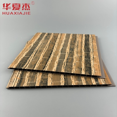 Conception classique de haute qualité Surface laminée écologique Panneaux muraux en PVC Décoration de maison / bureau