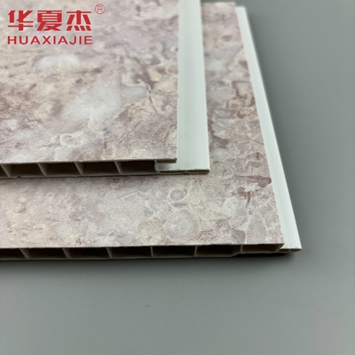 Panneau mural en pvc à impression à chaud perlé durable en marbre pour décoration résidentielle en pvc