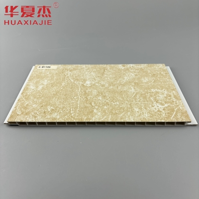 Le meilleur vendeur de marbre jaune Pvc panneau mural imperméable à l'eau Pvc feuille de marbre Installez facilement la décoration