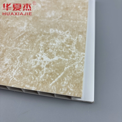 Le meilleur vendeur de marbre jaune Pvc panneau mural imperméable à l'eau Pvc feuille de marbre Installez facilement la décoration
